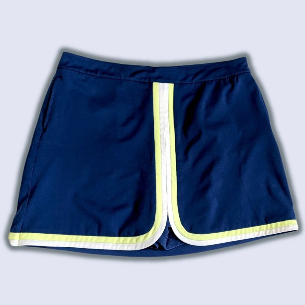 Lady Hagen Women's Colorblock Golf Skort Size 14 Navy